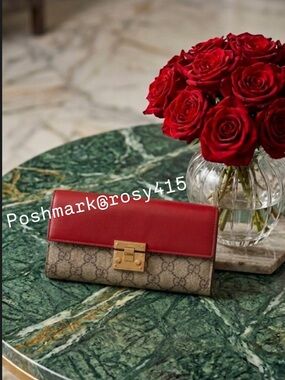 🔥Gucci wallet on chain GG supreme padlock wallet mini purse Gucci bag Gucci woc